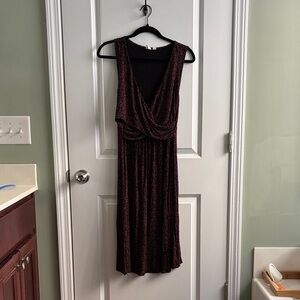 GAP Sleeveless Maternity/nursing Midi Dress